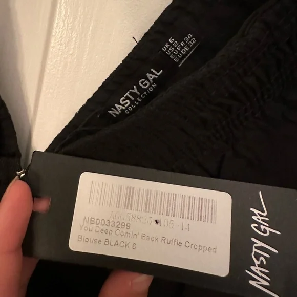 Black NastyGal Top - Picture 3 of 4